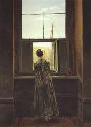Caspar David Friedrich, Woman at a Window (mk22)